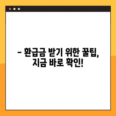 2023년 연말정산 환급금 지급 일정 확인하고 받자! | 환급금, 지급일, 확인 방법, 국세청