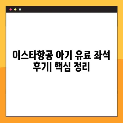 이스타항공 아기 유료 좌석 후기| 장단점 비교 & 예약 내역 조회 오류 해결 가이드 | 이스타항공, 아기 좌석, 유료 좌석, 예약 오류