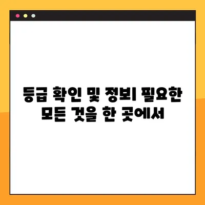 건설기술인협회 등급 기준 완벽 가이드 | 등급 확인, 자격 요건, 업무 범위, 시험 정보