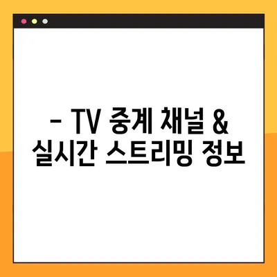 2022 카타르 월드컵 조별리그 한국 경기 시간표 & 중계 정보 총정리 | 실시간 스케줄, 방송 채널, 경기 분석